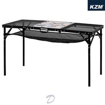 카즈미 캠핑테이블 유니온 아이언메쉬 3폴딩