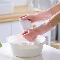 공유 열탕소독 가능한 야무진 고무장갑 5입, 핑크, 대(L), 5개
