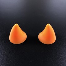귀여운 스쿠터 인싸 액세서리 장식 작은 뿔 주황 1P, 레드, 상세페이지 참조