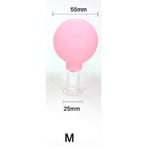 바디 컵 진공 부항기 얼굴 피부 탄력 복원 리프팅 페이셜 노화 지연 마사지 도구, Pink-2 2개