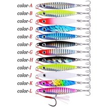 로프플로우 운동 헬스 등산 12pcs 금속 숟가락 지그 잉어 낚시 미끼 7g 12g 17g 22g 30g 40g 크랭크 베이트 지그 스푼 wobbler 미끼 바다 낚시 미끼, 4-은