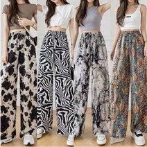 여자 냉장고 바지 여성 여름 아이스 팬츠 편한 고무줄