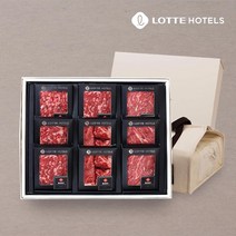 [롯데호텔] 횡성한우 프리미엄 선물세트 6호(불8국6장4), 단품