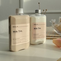 새담 팔각 페트병 300ml 5개 / 더치커피 밀크티병, 블랙