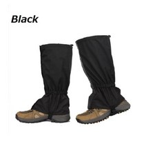 야외 방수 눈 다리 각반 유니섹스 부츠 레깅스 신발 커버 하이킹 보호 등산 캠핑 스키, Black, Adult M