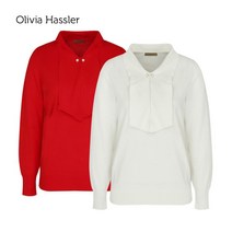 [올리비아하슬러] [롯데홈쇼핑 혜택][정상가 199 000] 진주 포인트 블라우스