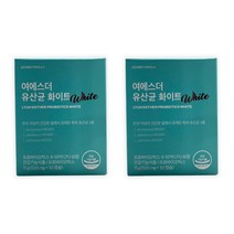 여에스더 질유래 유산균 화이트, 30캡슐, 2개