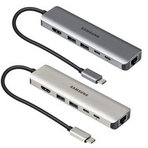 삼성전자 6in1 C타입 USB 멀티 허브 SL-MH1061 HDMI 8K 30Hz 100W 노트북 갤럭시북 갤럭시탭 호환, SL-MH1061C 샴페인골드, SD카드리더기, 샴페인골드, 1개