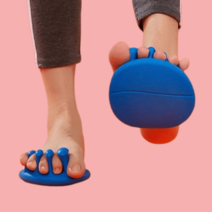 홈트레이닝 발가락링 아치트레이너 코어 밸런스 운동 스트레칭용품 다리교정, 레드