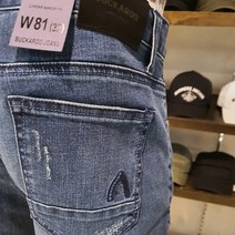 [버커루 여름 특가전] [BUCKAROO JEANS] 버커루 진 남성 쿨!맥스! 프리미엄 진한인디고 워싱 스크레치 포인트 다크톤 청바지