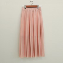 마이시즌 여성 청순 여신 플리츠 롱 스커트