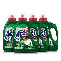 액츠 퍼펙트 3.2L(일반드럼겸용)액체세제 딥클린, 4개, 3.2L