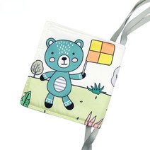 전동운반카트 전동차 화물카트 식판운반카트 상호 작용하는 Montessori 연약한 장난감 폴리 에스테 피복 책 자극 독서 아기 어린이 침대 유모차를위한 조기 학습 선물, 06 6