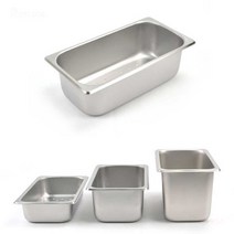 물빠짐 높이 6cm 3분의1 스텐 밧드 바트 뚜껑별도, 본상품선택