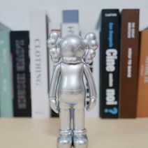 키덜트 취미 피규어 소장 수집 장식품 인형 20cm 하이 포트시티 sz-sujiao-kaws 피규어 움직임, 20cm 원형 실버