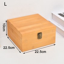 나무상자 S M L 나무 보석 소나무 직사각형 플립 단단한 선물 수제 공예 가정용 보관, 없음, 1.S 14 5 14 5 10cm