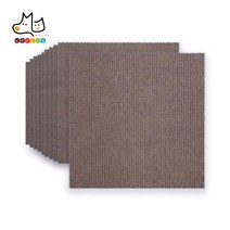 케이알펫츠 반려동물 미끄럼방지 매트 10p, 브라운
