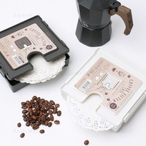 [INOMATA] 이노마타 커피 필터 케이스/여과지보관/티슈케이스, 화이트[0345], 화이트