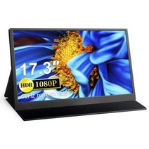 모니터 홀더 접이식 173 인치 144Hz A IPS 휴대용 Lcd 화면 HDR 유형 C HDMI 스위치 PS5 Xbox 맥북 전화 게임 노트북 호환, CHINA_17.3 INCH 60Hz | 영국 플러그