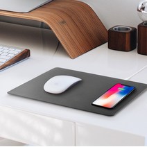 코시 스마트폰 무선 충전 마우스패드(10W고속충전)