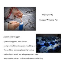 스팟용접기 휴대용 자동 트리거 18650/21700 배터리 스폿 도구 키트 3 기어 조절 가능 미니, 한개옵션0