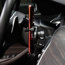 BMW 핸드폰 거치대 받침대 마운트 홀더 용품, X5 X6 (F15 F16) (블랙)