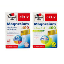 도펠헤르츠 마그네슘 400 2종, B1+B6+B12+엽산, 30정