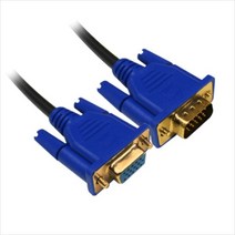 넥시 RGB(VGA) 연장 모니터 케이블 5m(M/F)/NX89/노이즈 필터/UL AWM 2919인증/금도금 커넥터/RoHS 환경인증