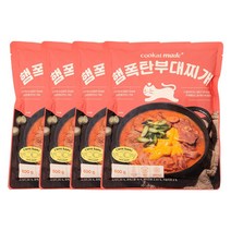 쿠캣 납작막창 250g 4개 닭갈비 닭발 닭바베큐 뚝불 짜글이 곱도리탕 부대찌개 감자탕, 13.쿠캣 햄폭탄부대찌개 600g X