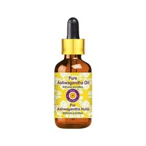 디브 퓨어 허브 아슈와간다 오일 위타니아 솜니페라 유리방울 100% 천연 등급 100ml Deve Herbes 428414