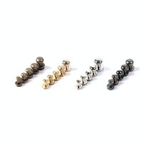 솔트레지 솔트리지 나사 4mm 4color 가죽공예 재료 부자재 단추, 단품