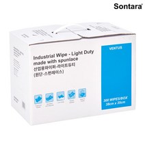 벤투스 손타라 라이트듀티 헤비듀티 기름제거 보루 산업용 와이퍼, 라이트듀티 카톤