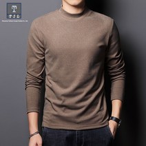 TIL 남자 골프의류폴라티 겨울 긴팔티