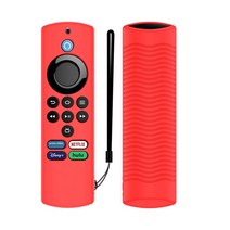 아마존 파이어 TV 스틱 라이트용 리모컨 스마트 용 스킨 끈 포함, 07 Red