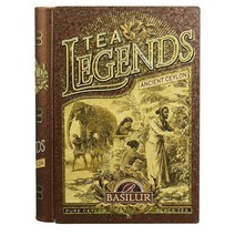 바실루르 북 실론 티 잎차 100g Basilur Tea Book Loose Leaf Tin Caddy Legends Ancient Ceylon