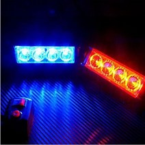 12V 차량용 각도조절 4발 파박이 경광등 블루-레드LED Hqz+9538eA, 선택사항 본상품선택, 선택사항 본상품선택