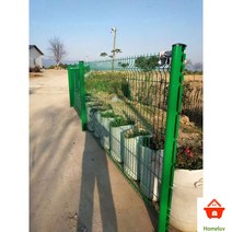울타리펜스 휀스 야외 디자인 메쉬 대문, 1.5*3m 공정 파우더 하드 플라스틱