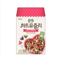 풀무원 하트뮤즐리 통곡물 앤 3가지 과일과 야채 시리얼, 320g, 9개