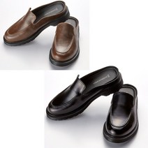 남성용 뮬블로퍼 구두슬리퍼 학교 학원 병원 사무실 어디서나 편안한 착용감 250-280 5cm키높이