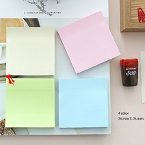 프린텍 재생지 스티키노트 76x76mm 100매 연두, 상세페이지 참조, 상세페이지 참조
