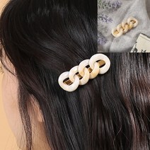집게핀 아이보리 헤어핀쇼핑몰 머리핀쇼핑몰 반묶음머리핀 똥머리핀 큐빅머리핀 어린이머리핀 여아리본핀 큐빅