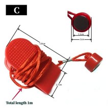 워킹 머신 런닝 패드 러닝 안전 키 머신 자기 보안 스위치 잠금 범용 자석 액세서리, 파란