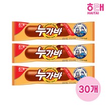 [해태] 누가바 30개입 아이스크림 간식 디저트, 70ml, 30개