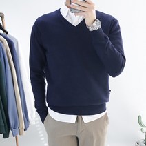 [HIT] 보드란 브이넥 니트 남자 캐시미어 정장 스웨터 겨울 봄 가을