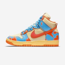 (국내매장판/AS가능) 나이키 덩크 하이 1985 SP 하이탑 운동화 오렌지 애시드 워시 커플 신발 DD9404-800