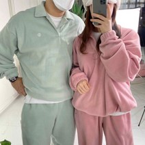 플리스 커플트레이닝세트 스웻셋업 후리스세트 기모트레이닝 빅사이즈 조거