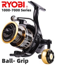베이트릴 지깅릴 수심측정릴 새로운 료비 낚시 릴 : 고속 로터리 최대 드래그 그립 가지, 12, 7000의 시리즈, Ball- Grip