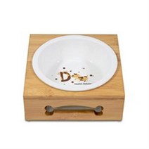 모닝펫 도기 원목식기 1구 소, 4015, 4개