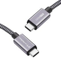 르메이어 C to C 타입 PD 100W 초고속 충전 케이블 USB3.1 Gen2, 그레이