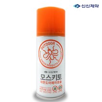 신신) 모스키토 아웃도어 에어로솔 100ml 모기기피제, 1개